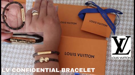 lv confidential bracelet size guide|louis vuitton bracelet monogram.